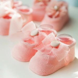 3 pairs baby girl socks